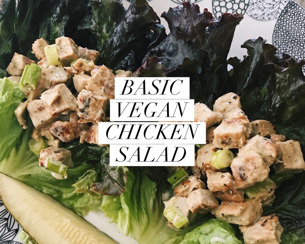 basic vegan chicken&nbsp;salad
