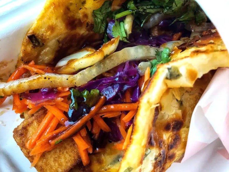 DOWNTOWN DISNEY REOPENING / vegan options at Asian Street&nbsp;Eats